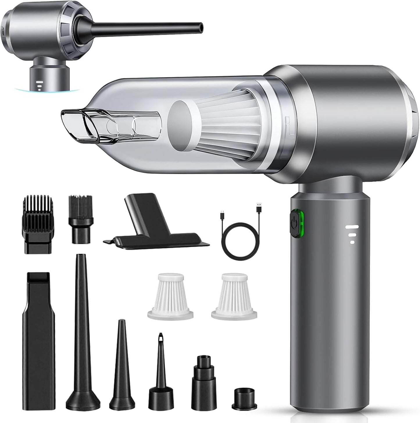 Handheld Vacuum Cleaner, 22000Pa Brushless Motor Cordless Car